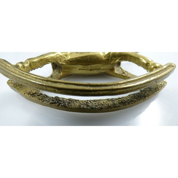 Miniature Solid Brass Rocking Horse Figurine Statue Saddle Western Vintage - Picture 11 of 12